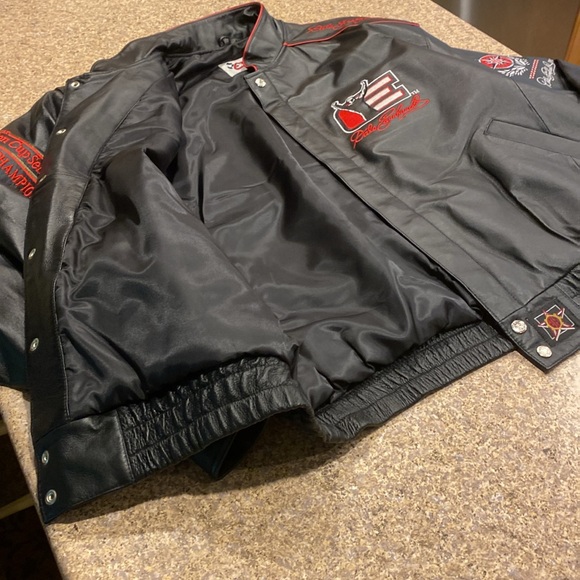 NWT Chase Authentics Dale Earnhardt Sr. Leather Jacket Nascar 7 Time Champ 2XL - Picture 7 of 17
